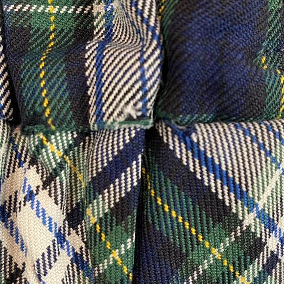 Land’s End Girl’s Green Plaid Jumper Dress - Picture 13 of 13